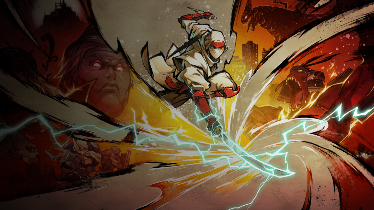 Um dos jogos ninja Shinobi: Art of Vengeance